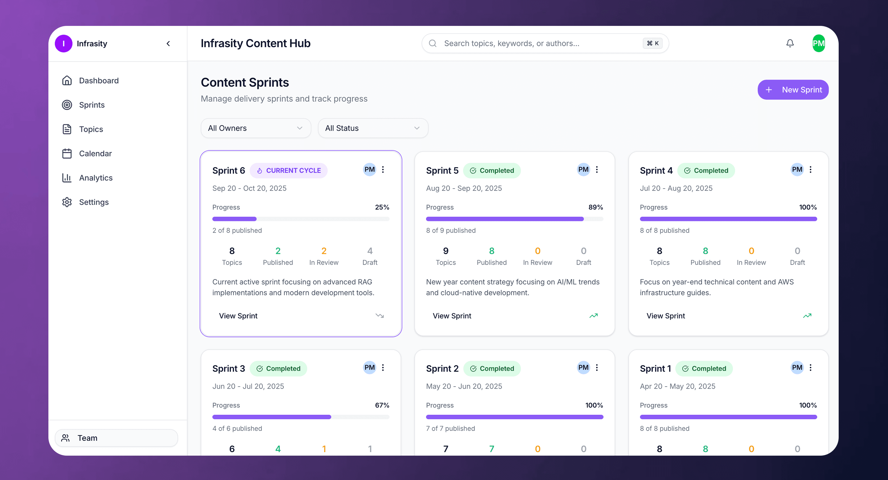 Plan workflow screenshot